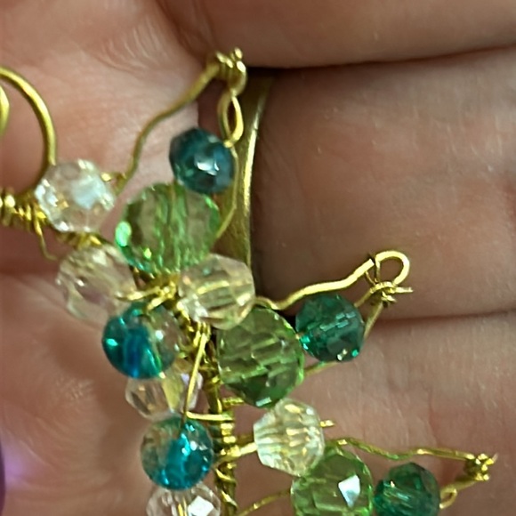 Wire-wrapped Beaded  Sun/Moon Pendant - Picture 8 of 9